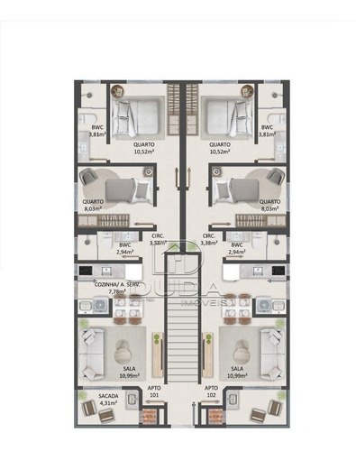 Apartamento - Nova Palhoca - Ref: 33477 - V-33474