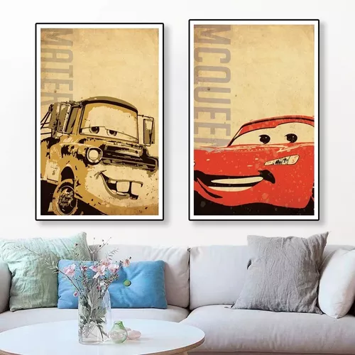 Quadro filme carros relampago mcqueen - Quadros Mais,Sua loja de Quadros  Decorativos na Internet