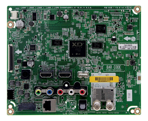 Ebu63654711 - Placa Principal Smart Tv (hd/led) Original LG