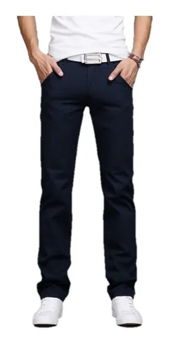 Pantalon azul noche hombre new arrivals