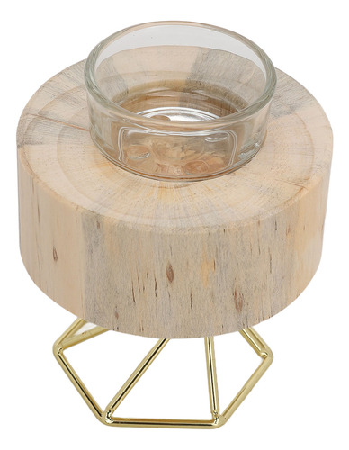 Candelabro De Madera, Soporte Decorativo Para Velas