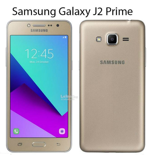 Celular Samsung J2 Prime Dorado 8gb Dual Sim Y Flash Frontal