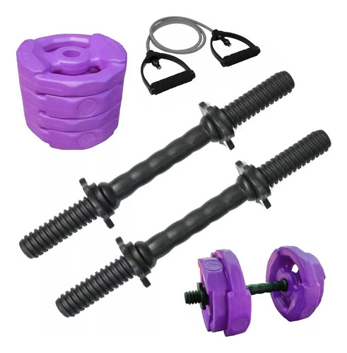 Kit 2 Mancuernas + Discos Body Pump Premium 20 Kg Fitnesas