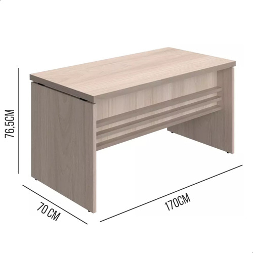 Mesa Home Office 170x70cm Escritório Trabalho Estudo Amantea