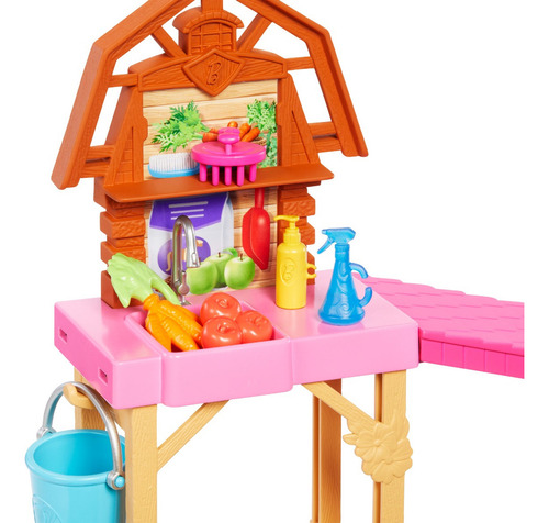 Playset Muñeca Barbie Cuidadora De Caballos