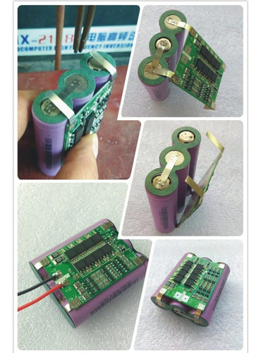 Placa De Protección De Batería De Litio 3s 40a Bms 11,1 V 12