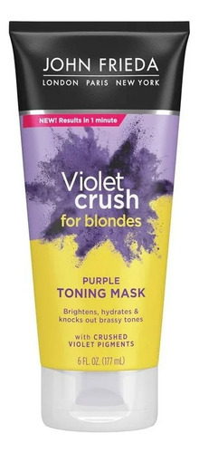 Mascarilla Capilar John Frieda Violet Crush Cabello Rubio 17