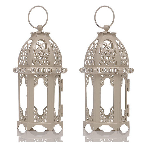 2 Candelabros Decorativos Con Portavelas, Farol Vintage De H