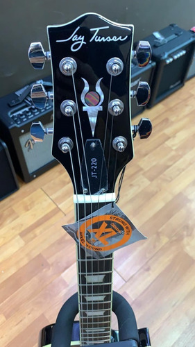 Guitarra Electrica Les Paul Negra Jay Turser