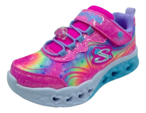 Tenis Niña Skechers Flutter Heart Lights 303253l Groovy (17.