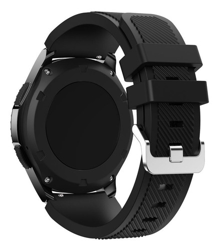 Correa Deportiva Texturizada Para Smartwatch Colmi C81 Negro 2.2 Cm