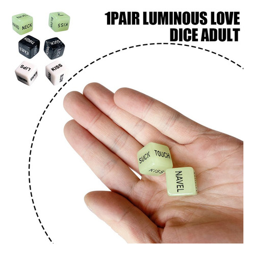 Para 1 Par De Dados Luminosos De Amor, Juegos Sexuales Para