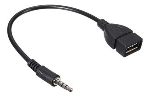 3.5 Mmaudio Aux Jack A Usb 2.0 Tipo A Hembra Otg Convertidor