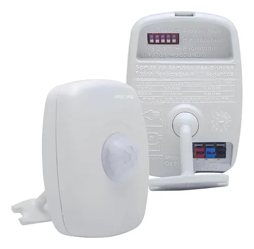 comprar Sensor De Presença 6 Funções 180° Qa21m Bivolt - Qualitronix
