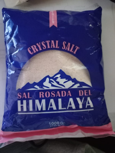 Sal Rosada Del Himalaya Fina Crystal Salt X1kg