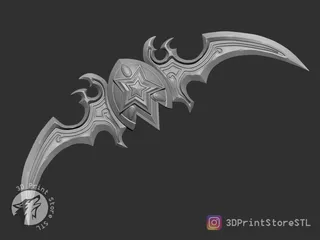 Blade Of Azzinoth From Warcraft De Impresio- Arte Plastico