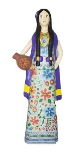 Adorno De Muñeca Regional Mexicana Con Reboso Morado