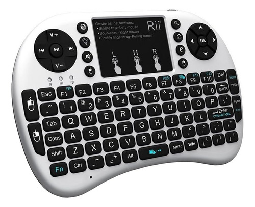 (actualizado) Rii 2.4ghz Mini Teclado Inalámbrico Con Panel