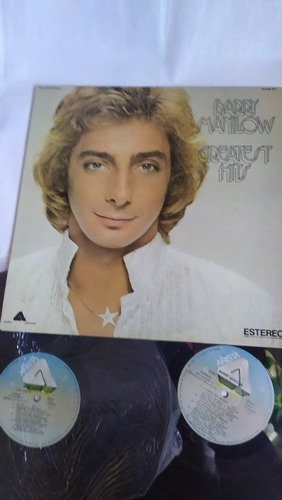 Barry Manilow Greatest Hits Álbum Doble Discos De Vinil 