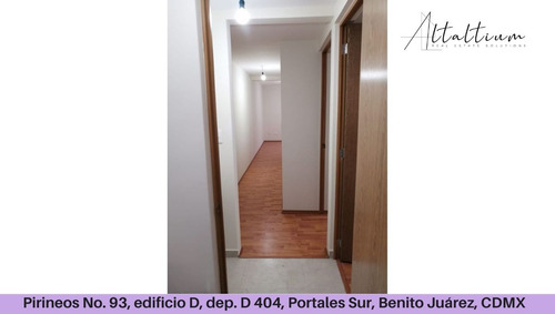Venta Departamento Calle Pirineos No.93, Edificio D, Depto. 404-d, Portales Sur, Benito Juárez, Cdmx Pma26-di