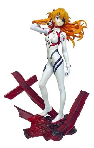 Figura Asuka De Evangelion 25cm Importado