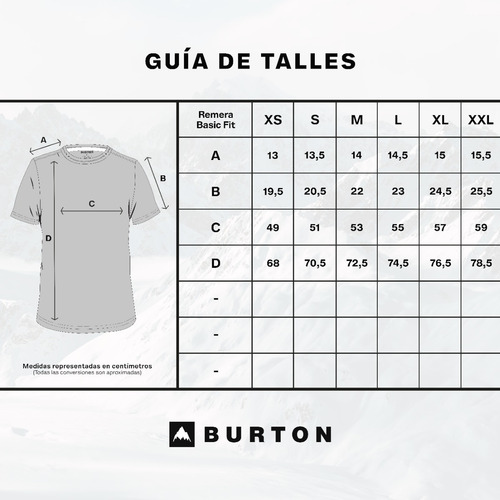 Imagen 5 de 5 de Remera Manga Corta Burton Elite New