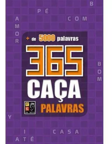 Livro 365 Caça-Palavras Bíblico - Livraria Com Cristo