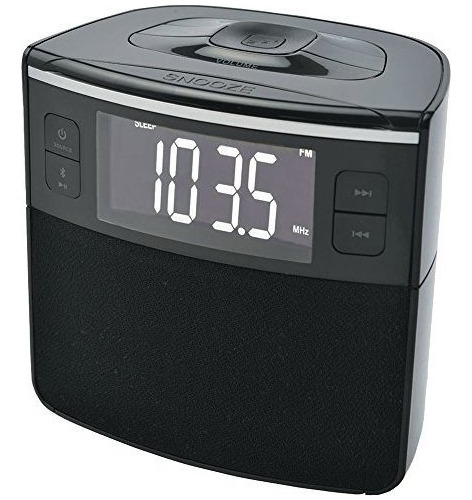 Sylvania Scr1986bt-as Radio Reloj Con Bluetooth Con Reloj 