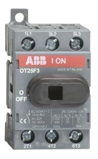 Ot25f3 Seccionador 25amp 3polos 600v Abb