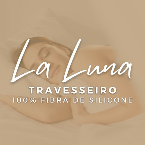 Travesseiro La Luna Anatômico 100% Fibra De Silicone Cor Branco