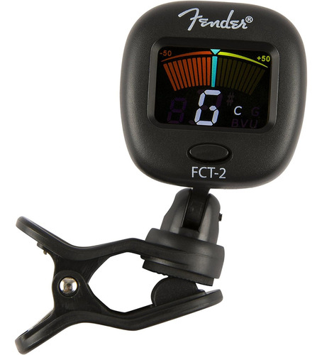 Afinador Para Guitarra Fender, 0239979000, Clip On, Negro