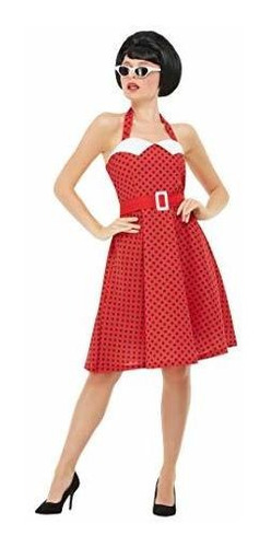 Disfraz Mujer - Smiffys 51039l 50s Rockabilly Pin Up Disfraz