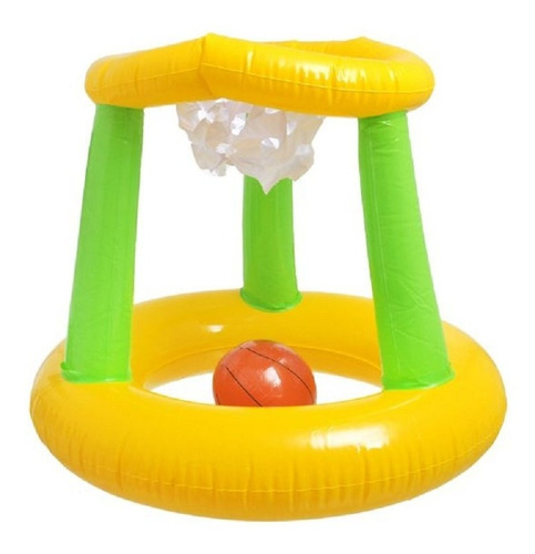 Aro De Basquet Flotante Inflable Juegos Pileta Piscina