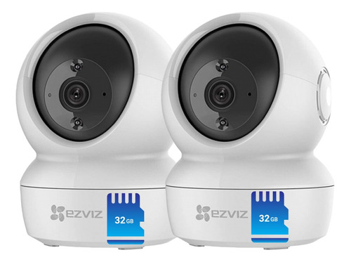 Camara Seguridad Domo Ip Wifi Ezviz C6n X2 + Memoria 32gb