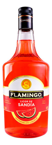 Licor De Sandia Flamingo Litro