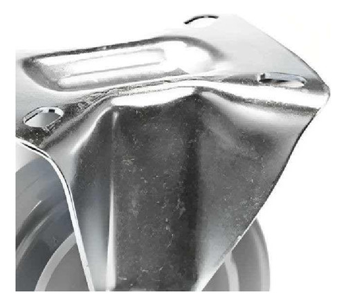 Rodizio Fixo Pvc L12 150mm Para Até 85kg Fl612-bp Schioppa