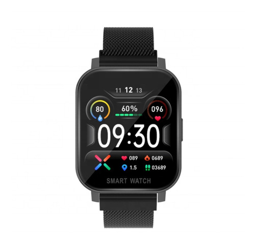 Imagen 2 de 10 de Smartwatch Aiwa Swa-014 Reloj Inteligente Termómetro Metal