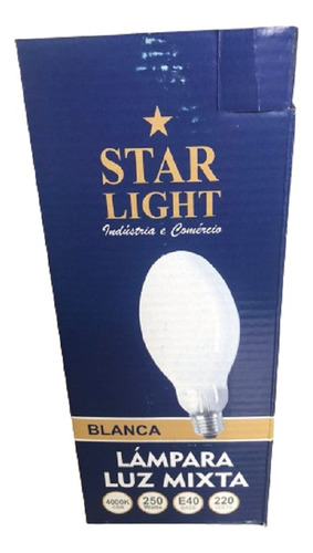 Lâmpada De Luz Mista 250w Bocal E40 Em 220v - Star Light