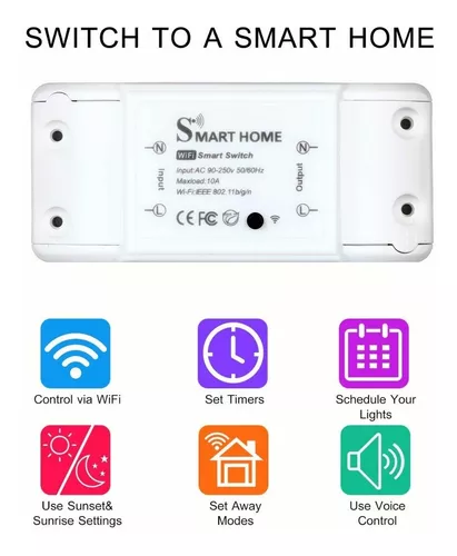 Smart Switch Interruptor Inteligente Wifi Google Home Alexa