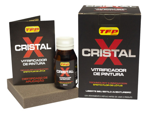 Vitrificador  Pintura  Cristal X Tfp 50 Ml Realça Seu Carro