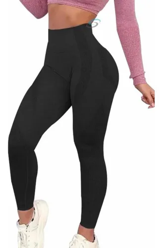 Leggins Deportivo Licra Con Faja Modeladora Reductora Bk Roy