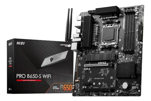 Mother Board Gamer B650 S Msi Wifi 6 6e Amd Am5 Ryzen Ddr5