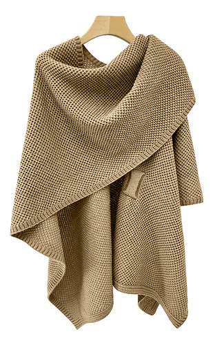 Topper Feminino Solid Out Feel Wrap De Alta Qualidade Tricot