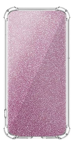 Carcasa Brillo Rosado Para Samsung A80