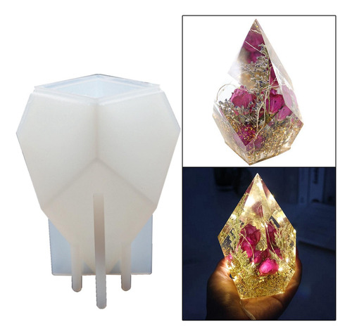 Soporte De Molde De Resina Epoxi De Cristal, 130x100x100mm
