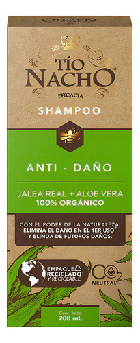 Tio Nacho Shampoo Anti Daño Aloe Vera 200ml
