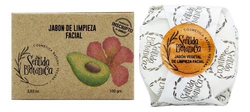 Sentida Botánica Jabón De Limpieza Facial Vegano X 100gr