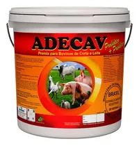 Comprar Adecav Probiótico 20 Kg - Premix Ade Pó Com B12 Agrocave
