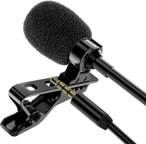 Microfono Solapa Lavalier Clip Celular Pc Auxiliar 3.5mm