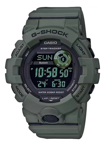 Reloj Casio G-shock Gbd-800uc-3 Ghiberti Color De La Correa Verde